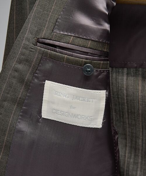 DESIGNWORKS / デザインワークス テーラードジャケット | 【RING JACKET×DESIGNWORKS】ストライプジャケット | 詳細10