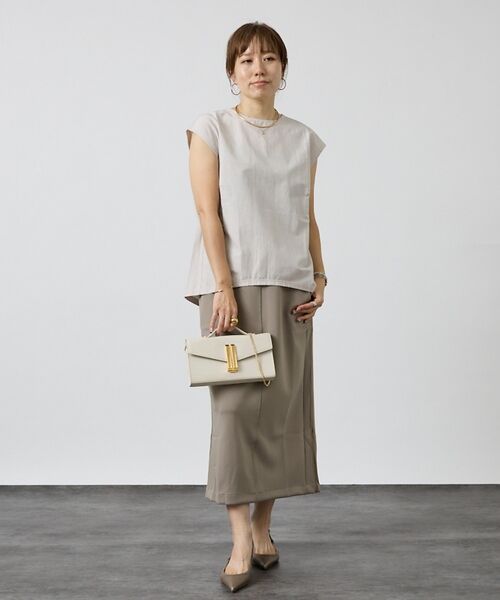 DESIGNWORKS / デザインワークス シャツ・ブラウス | 【一部店舗限定】リネン混フレンチコクーンブラウス | 詳細4