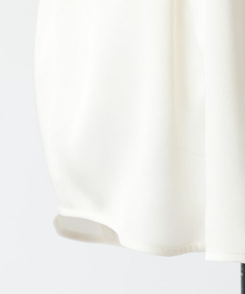 DESIGNWORKS / デザインワークス シャツ・ブラウス | サテンアシンメトリーケープブラウス【予約】 | 詳細6