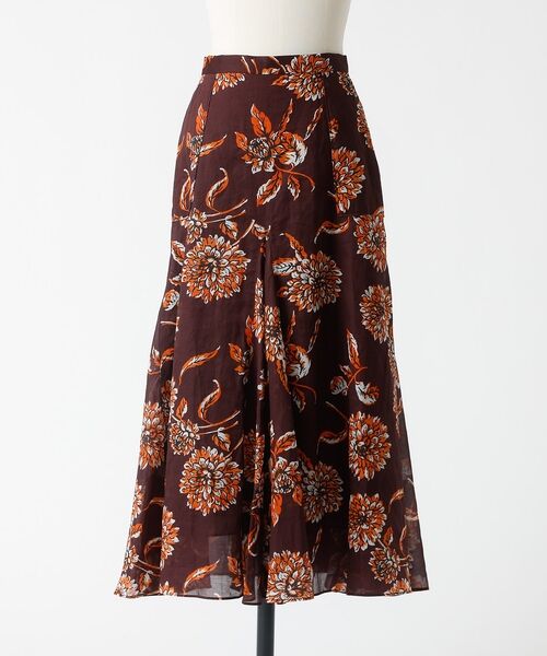 DESIGNWORKS / デザインワークス ロング・マキシ丈スカート | オーガンジーヴィンテージフラワープリントフレアスカート【予約】 | 詳細24