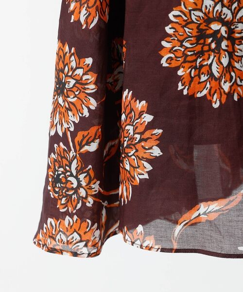 DESIGNWORKS / デザインワークス ロング・マキシ丈スカート | オーガンジーヴィンテージフラワープリントフレアスカート【予約】 | 詳細30