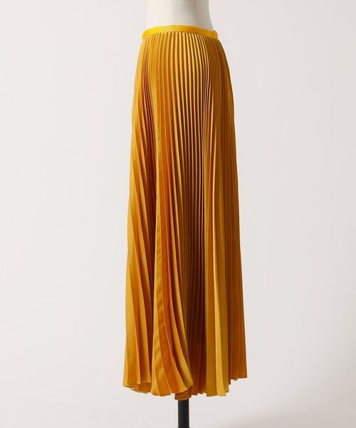 DESIGNWORKS / デザインワークス ミニ・ひざ丈スカート | 【セットアップ対応】サテンプリーツスカート【予約】 | 詳細30