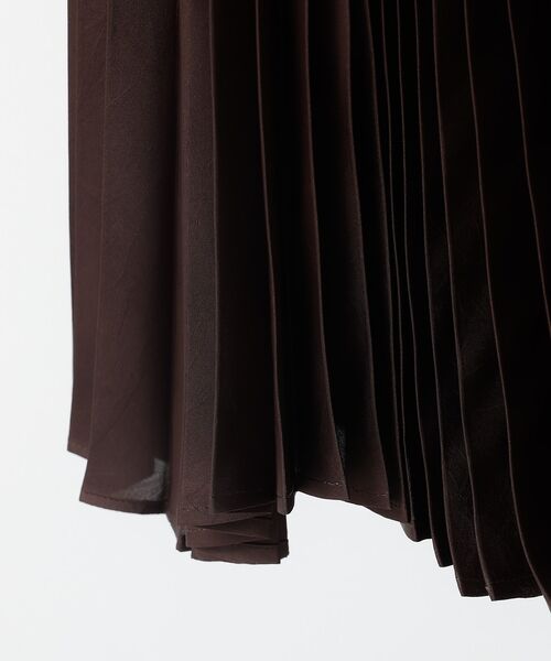 DESIGNWORKS / デザインワークス ミニ・ひざ丈スカート | サテンプリーツスカート【予約】 | 詳細20