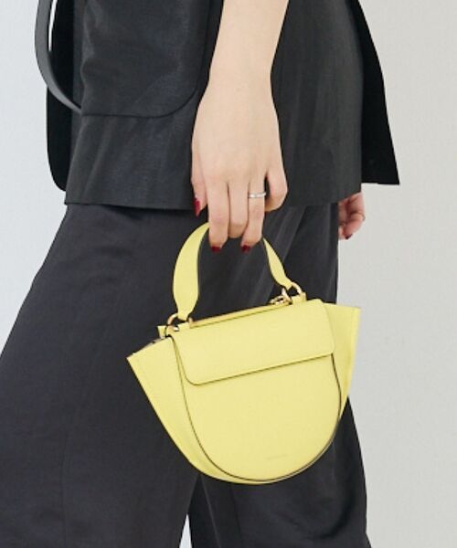 DESIGNWORKS / デザインワークス ハンドバッグ | 【WANDLER/ワンドラー】Hortensia Bag Petit　ハンドバッ（イエロー）