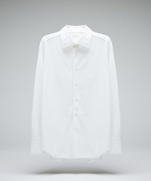 DESIGNWORKS / デザインワークス シャツ・ブラウス | トリコットスプレットカラーシャツ【予約】（ホワイト）