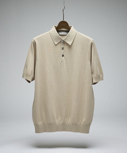 DESIGNWORKS / デザインワークス ポロシャツ | 【Tutto / トゥット】スタンドカラー半袖ポロシャツ / collar st | 詳細4