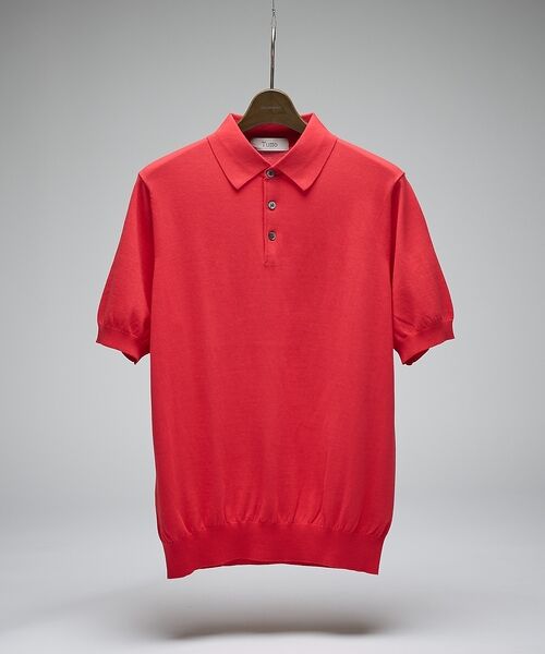 DESIGNWORKS / デザインワークス ポロシャツ | 【Tutto / トゥット】スタンドカラー半袖ポロシャツ / collar st | 詳細10