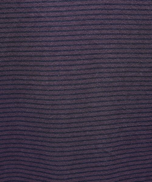 DESIGNWORKS / デザインワークス ポロシャツ | 【Tutto / トゥット】マイクロボーダー半袖ニット | 詳細4