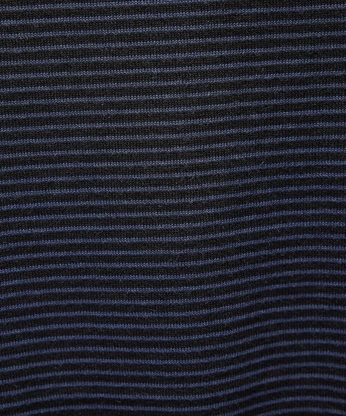 DESIGNWORKS / デザインワークス ポロシャツ | 【Tutto / トゥット】マイクロボーダー半袖ニット | 詳細14