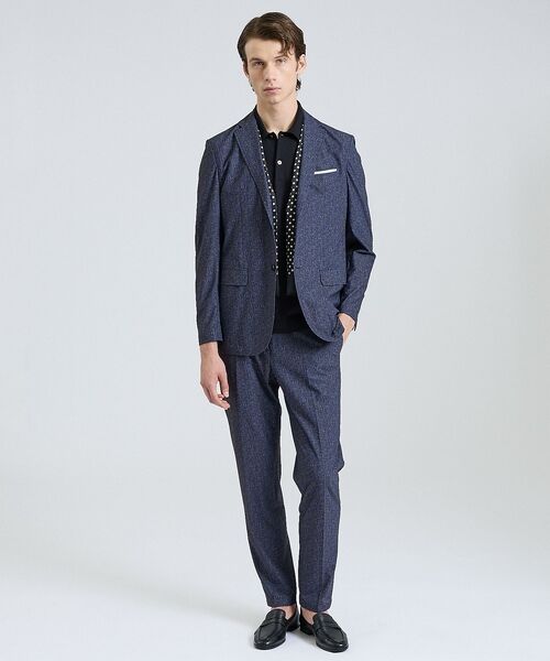 DESIGNWORKS / デザインワークス スラックス・ドレスパンツ | 【セットアップ対応】ナイロントリコット ダブルプリント パンツ / ストレッチ | 詳細13