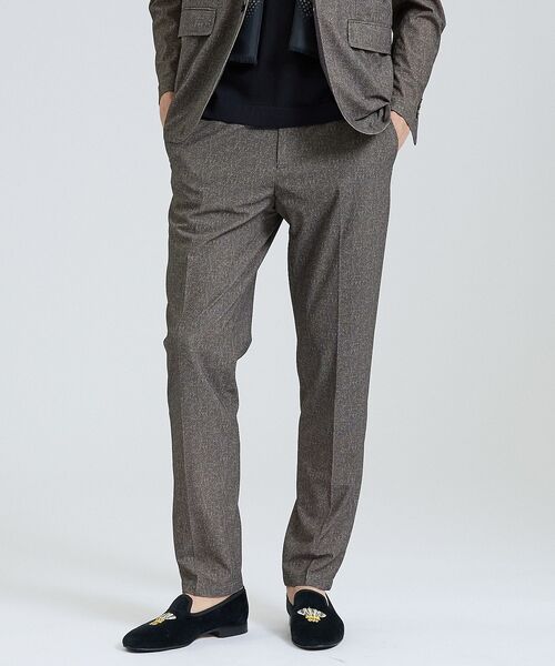 DESIGNWORKS / デザインワークス スラックス・ドレスパンツ | 【セットアップ対応】ナイロントリコット ダブルプリント パンツ / ストレッチ | 詳細20