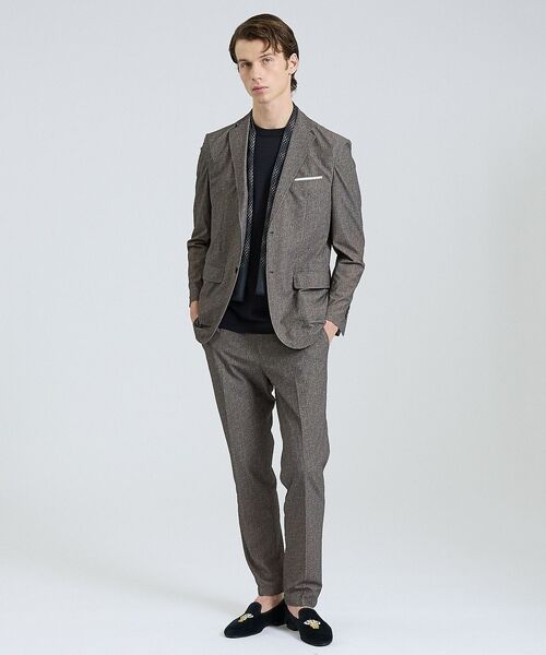 DESIGNWORKS / デザインワークス スラックス・ドレスパンツ | 【セットアップ対応】ナイロントリコット ダブルプリント パンツ / ストレッチ | 詳細21