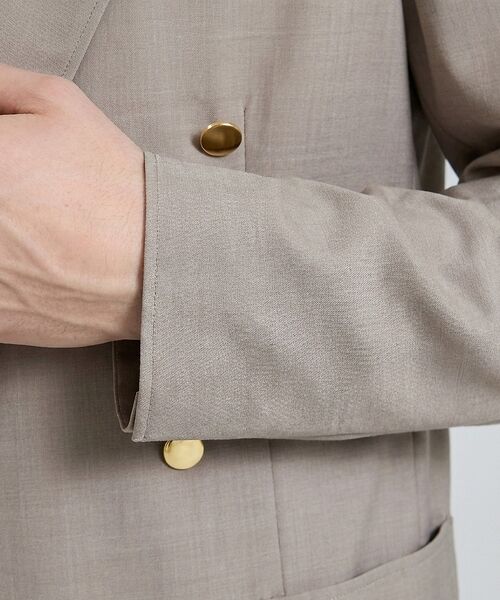 DESIGNWORKS / デザインワークス テーラードジャケット | シアーウールイージーダブルジャケット【予約】 | 詳細3