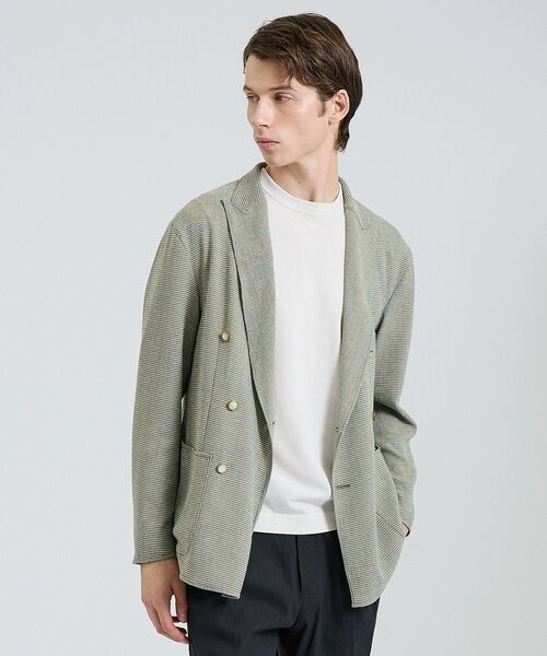 DESIGNWORKS / デザインワークス テーラードジャケット | カラミミックスイージーダブルジャケット【予約】 | 詳細1