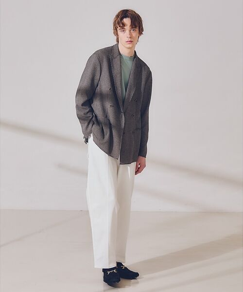DESIGNWORKS / デザインワークス テーラードジャケット | カラミミックスイージーダブルジャケット | 詳細12