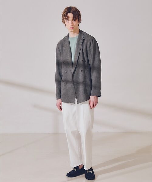 DESIGNWORKS / デザインワークス テーラードジャケット | カラミミックスイージーダブルジャケット | 詳細10