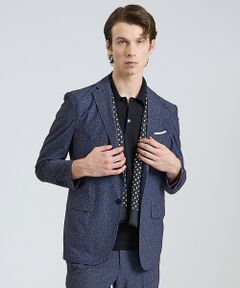 DESIGNWORKS / デザインワークス テーラードジャケット | 【セットアップ対応】ナイロントリコット ダブルプリント ジャケット / ストレッ