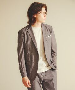 DESIGNWORKS / デザインワークス テーラードジャケット | 【セットアップ対応】ナイロントリコット ダブルプリント ジャケット / ストレッ