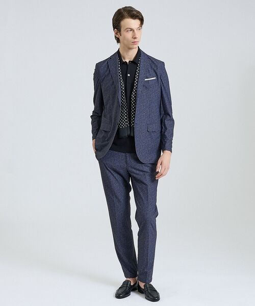 DESIGNWORKS / デザインワークス テーラードジャケット | 【セットアップ対応】ナイロントリコット ダブルプリント ジャケット / ストレッ | 詳細14