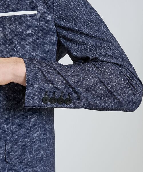 DESIGNWORKS / デザインワークス テーラードジャケット | 【セットアップ対応】ナイロントリコット ダブルプリント ジャケット / ストレッ | 詳細5