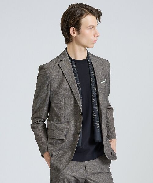 DESIGNWORKS / デザインワークス テーラードジャケット | 【セットアップ対応】ナイロントリコット ダブルプリント ジャケット / ストレッ | 詳細18