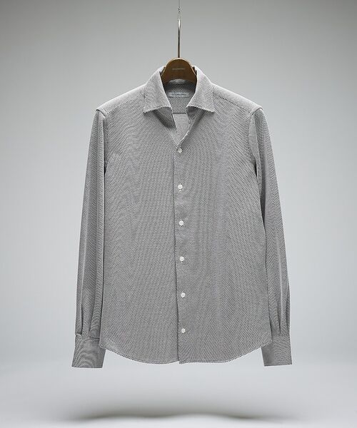 DESIGNWORKS / デザインワークス シャツ・ブラウス | 【定番人気】立体襟コットンシャツ（グレー）