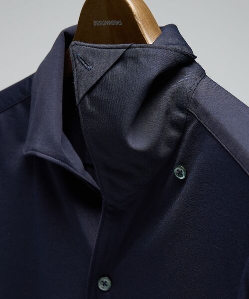 DESIGNWORKS / デザインワークス シャツ・ブラウス | 【定番人気】立体襟ジャージシャツ | 詳細5