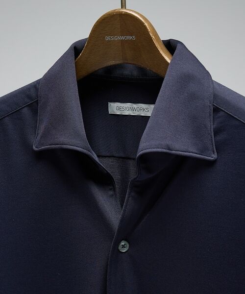 DESIGNWORKS / デザインワークス シャツ・ブラウス | 【定番人気】立体襟ジャージシャツ | 詳細6