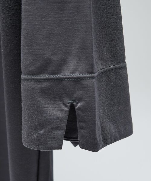 DESIGNWORKS / デザインワークス Tシャツ | シルクブレンド スタンドカラーヘンリーシャツ / Tシャツ / 5分袖 | 詳細7