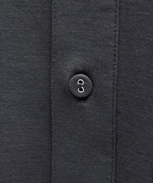 DESIGNWORKS / デザインワークス Tシャツ | シルクブレンド スタンドカラーヘンリーシャツ / Tシャツ / 5分袖 | 詳細8