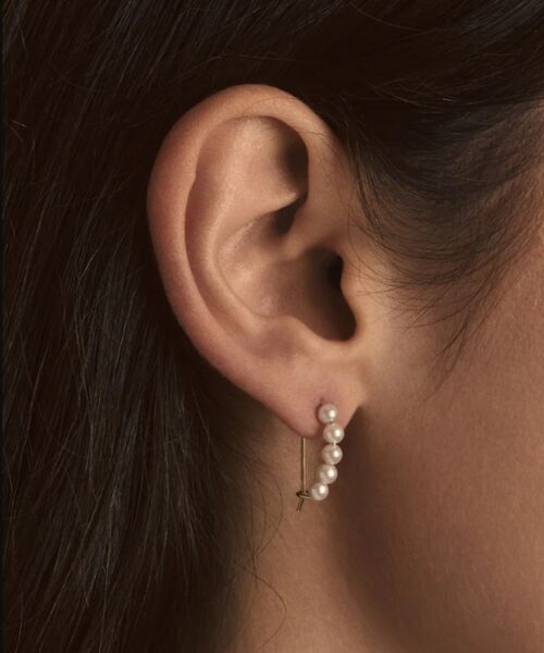 DESIGNWORKS / デザインワークス ピアス・イヤリング | 【MIZUKI /ミズキ】ファイブ淡水パールピアス | 詳細2