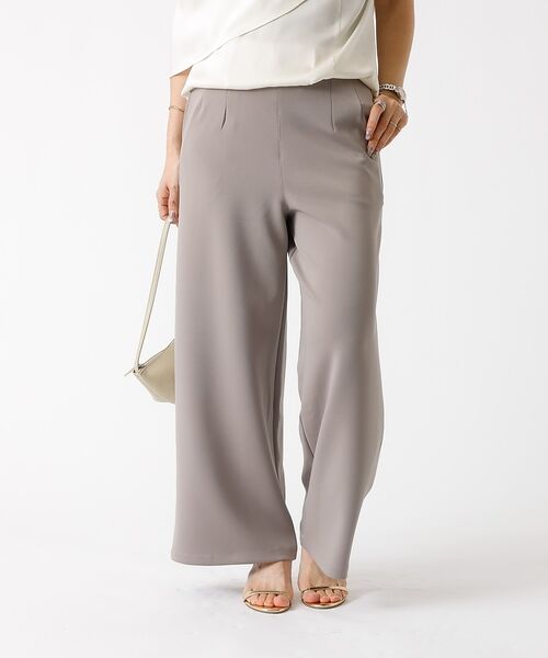 DESIGNWORKS / デザインワークス パンツ | 【追加】アクアジャージワイドパンツ（グレージュ）