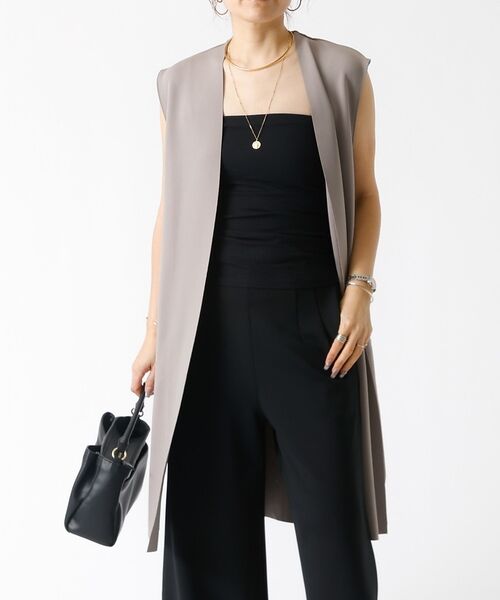 DESIGNWORKS / デザインワークス ベスト | 【追加】アクアジャージカットオフロンクジレ（グレージュ）