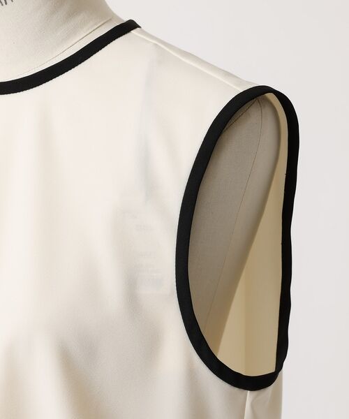 DESIGNWORKS / デザインワークス シャツ・ブラウス | 【セットアップ対応】クールタッチバイカラーノースリーブブラウス【予約】 | 詳細16