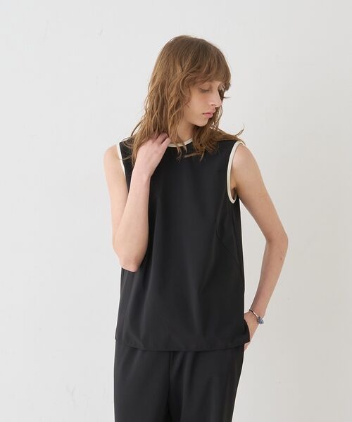 DESIGNWORKS / デザインワークス シャツ・ブラウス | 【セットアップ対応】クールタッチバイカラーノースリーブブラウス【予約】 | 詳細30