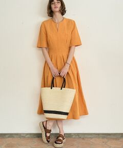 DESIGNWORKS / デザインワークス ワンピース | コットンリネンタイプライタータックワンピース【予約】