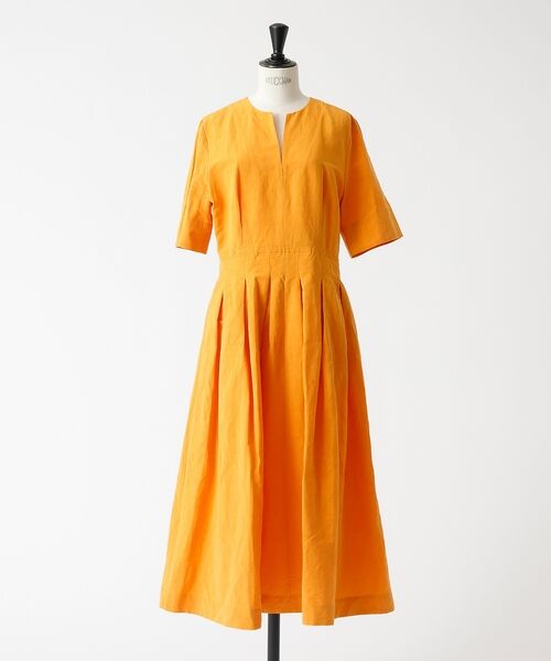 DESIGNWORKS / デザインワークス ワンピース | コットンリネンタイプライタータックワンピース【予約】 | 詳細12