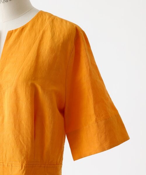 DESIGNWORKS / デザインワークス ワンピース | コットンリネンタイプライタータックワンピース【予約】 | 詳細18