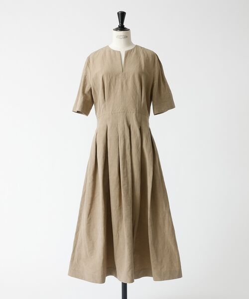 DESIGNWORKS / デザインワークス ワンピース | コットンリネンタイプライタータックワンピース【予約】 | 詳細30
