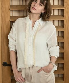DESIGNWORKS / デザインワークス シャツ・ブラウス | シアーラミーフリンジシャツ【予約】