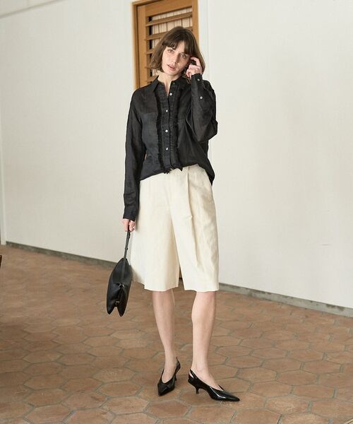 DESIGNWORKS / デザインワークス シャツ・ブラウス | シアーラミーフリンジシャツ【予約】 | 詳細22