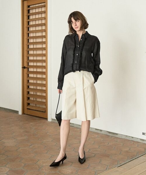 DESIGNWORKS / デザインワークス シャツ・ブラウス | シアーラミーフリンジシャツ【予約】 | 詳細23