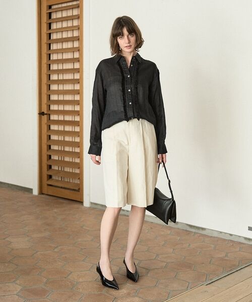 DESIGNWORKS / デザインワークス シャツ・ブラウス | シアーラミーフリンジシャツ【予約】 | 詳細24