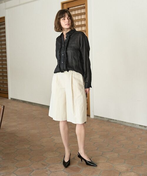 DESIGNWORKS / デザインワークス シャツ・ブラウス | シアーラミーフリンジシャツ【予約】 | 詳細20