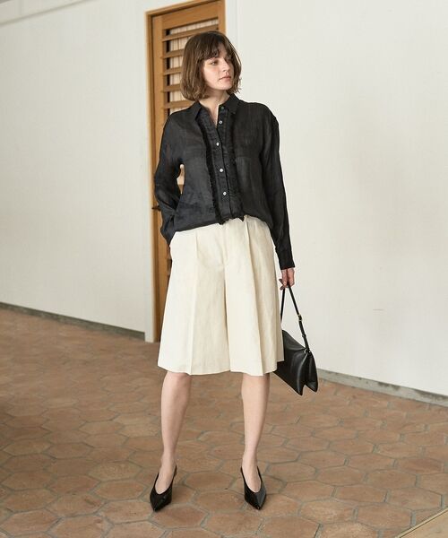 DESIGNWORKS / デザインワークス シャツ・ブラウス | シアーラミーフリンジシャツ【予約】 | 詳細21