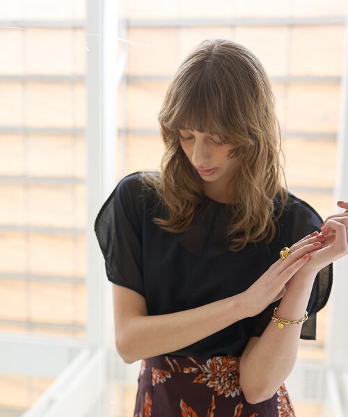 DESIGNWORKS / デザインワークス シャツ・ブラウス | 【セットアップ対応】シアーコットンオーガンジーブラウス【予約】 | 詳細17