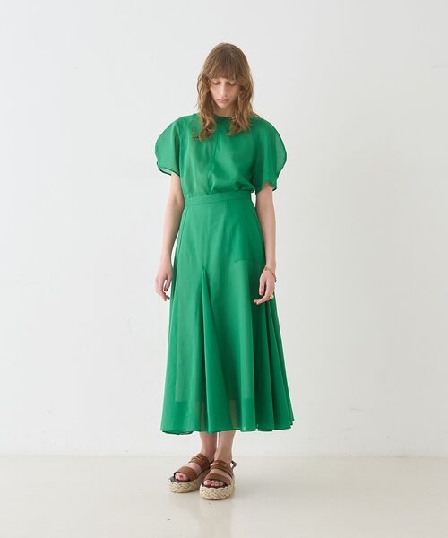 DESIGNWORKS / デザインワークス シャツ・ブラウス | 【セットアップ対応】シアーコットンオーガンジーブラウス【予約】 | 詳細2