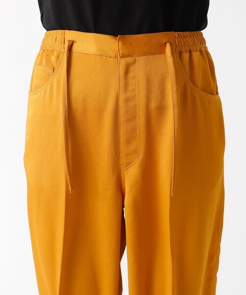 DESIGNWORKS / デザインワークス パンツ | ヴィンテージサテンセンタープレスイージーパンツ【予約】 | 詳細22