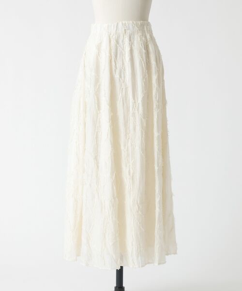 DESIGNWORKS / デザインワークス ロング・マキシ丈スカート | アブストラクトカットジャガードスカート【予約】 | 詳細4