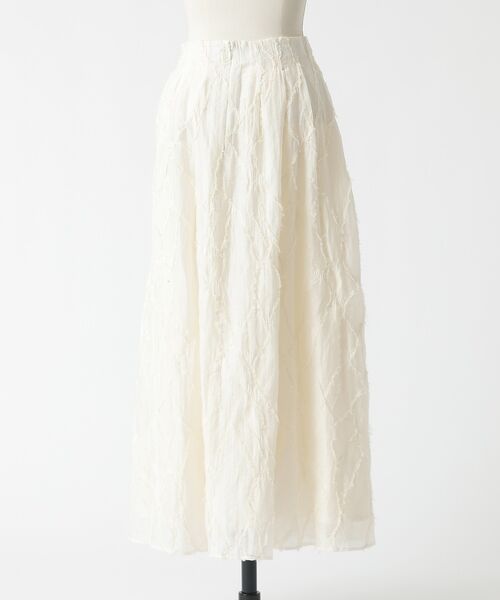 DESIGNWORKS / デザインワークス ロング・マキシ丈スカート | アブストラクトカットジャガードスカート【予約】 | 詳細6